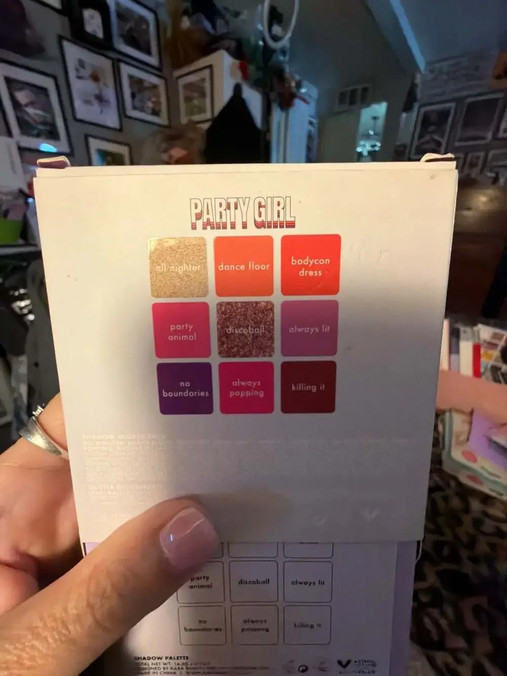 Kara Beauty Party Girl 9-Color Eyeshadow Palette